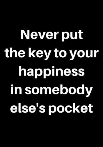 Notebook Journal Dot-Grid, Blank, Cornell Line, 120 pages 7″x10″ : Never put the key to your happiness in somebody else’s pocket. Notebook Journal Dot-Grid, Blank, Cornell Line, 120 pages 7″x10″ : Never put the key to your happiness in somebody else’s pocket.