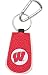 Wisconsin Badgers Team Color Basketball Keychain