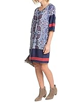 ESPRIT Collection Damen Kleid mit Ethno Muster
