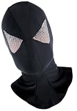 Deluxe Black-Suited Adult Spiderman Mask - Official Superhero Costume