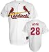 Tom Herr St. Louis Cardinals -White- Cooperstown Throwback Jersey