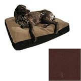Big Shrimpy Original Dog Bed Replacement Cover in Coffee (Coffee, Large (35 x 47))