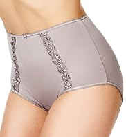 High Rise Floral Embroidered Lace Full Briefs