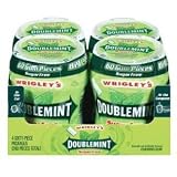 Wrigley's Doublemint Sugarfree Natural And Artificial Flavor Chewing Gum Big-e-pak (4 containers - 60 pieces of gum in each - 240 pieces total)