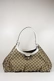Gucci Handbags Beige and White Leather 189835