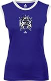 Sacramento Kings Women's adidas Sugar Logo Sleeveless Ringer Tee