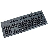 Left Handed Keyboard with PS 2 and USB Inputs Black