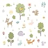 RoomMates Repositionable Childrens Wall Stickers, Woodland Animals