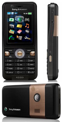 Sony Ericsson K530i GSM Tri-band Phone (Unlocked) Thunder Black