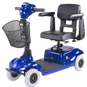 Four Wheel Mini Scooter, Blue