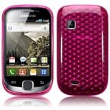 Pink Samsung Galaxy Fit S5670 Honeycomb Gel Case Skin See Through Cover The Keep Talking Shop Samsung Galaxy Fit S5670 Accessories