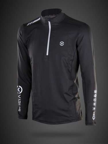 VIRUS Men's Stay Warm Coffee Charcoal 1/2 Zip Mock Neck Functional Fit Long Sleeve with Thumb Hole, Black, Medium price VIRUS Men's Stay Warm Coffee Charcoal 1/2 Zip Mock Neck Functional Fit Long Sleeve with Thumb Hole, Black, Medium price