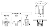 TOP トップ工業 SFH-640SF トップナット 箱入り スモールスモールフランジナット1000本