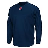 MLB Minnesota Twins Adult Long Sleeve Crew Tech Fleece Pllovr (Pro Navy/Pro Navy, Medium)