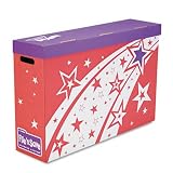 TREND ENTERPRISES, INC. File 'N Save System Bulletin Board Box Folders, 27-1/4 x 18-1/2 x 1/2, Stars