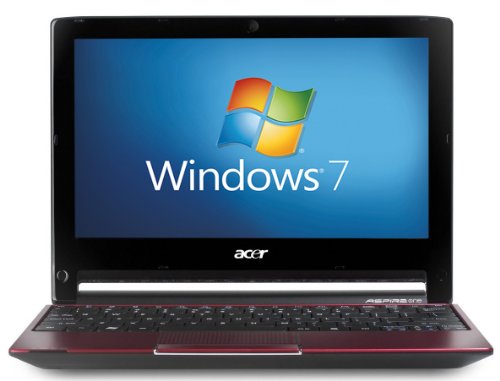 Acer Aspire One 533 10.1 Inch Netbook ( Intel Atom N455, 1gb Ram, 250gb Hdd, Webcam, Bluetooth, Wireless, Up To 8hrs Battery Life, Windows 7 Starter) - Red Picture