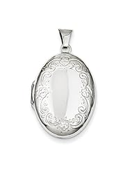 Sterling Silver Oval Locket