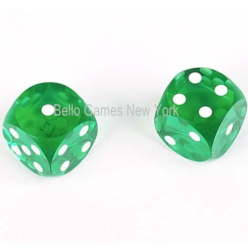 414I1h8KZ9L Bello Games Precision Dice Translucent Green 5/8