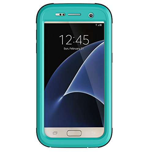 Galaxy S7 Waterproof Case, iThroughTM 7ft(2M) Underwater Case, Swimming Galaxy S7 Waterproof Cover, Dust Proof, Snow Proof, Shockproof, Heavy Duty Full Body Protective Case for Galaxy S7 (Blue)
