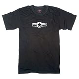 Vintage Air Corp Star Black T-Shirt by 