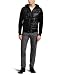 Kenneth Cole Men's Hooded Sweater, Black, Medium