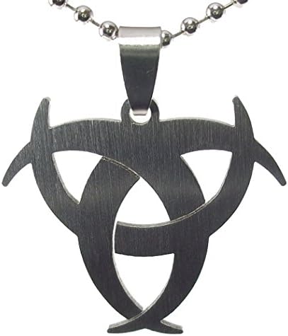 Crystalbella The New Semi-Irregular Fashion Design Stainless Steel Pendant Necklace