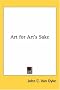 Art for Art's Sake