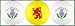 Scotland Golf Balls w/ Thistle & Flag