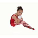 Kid's White Striped Tights in 22 Color Combos and 4 sizes!