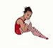 we Love Colors Kid's Red & White Striped Tights in 22 Color Combos and 4 sizes!