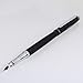 Crazy K&A Hero 9296 Accounting Ultrafine Iridium Nib Writing Fountain Pen for Office School Black & Silver