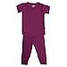 KicKee Pants Basic Short Sleeve Pajama Set- Newborn Through Kids 10