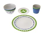 Click for more about Table ware set Boys ceramic blue - Present Time UK.