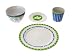 Table ware set Boys ceramic blue