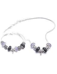 Turtle Charm Bracelet and Necklace Gift Set Girls Pandora Style Gift Boxed