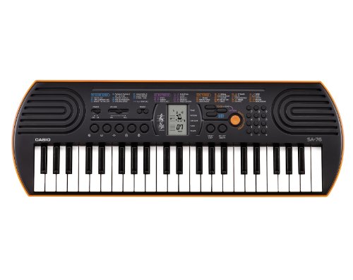 Casio SA76 EDP Personal Keyboard Package with Closed-Cup Headphones, Power Supply, and Instructional Software