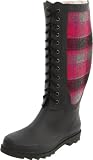 Chooka Women's Berry Wool Plaid Rain Boot
