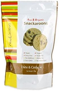 (8 PACK) - Rawlicious Raw Date &amp; Cashew Snackaroons| 150 g |8 PACK - SUPER SAVER - SAVE MONEY