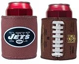 New York Jets Set Of 2 Football Can Coolers