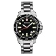Wenger Men's 72326 Battalion III Diver Black Dial Steel Bracelet Watch