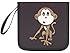 Cute Monkey CD DVD Holder Blu Ray Storage CD for Car Travel Parties in Black