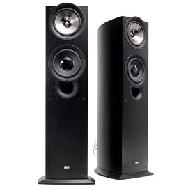 KEF iQ70BL Floor Standing Speaker (Single, Black)