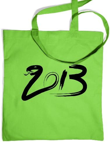 Kids Tshirts PP - 2013 Chinese New Year Snake Tote Bag Kiwi