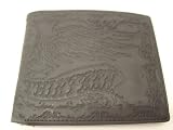 Lucky 13 Baron Black Wallet Embossed Bifold Wallet by Lucky 13