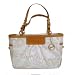 Coach Optic Pleated Signature Tote Satchel Gallery Handbag 13762