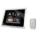 Hama Digitaler Bilderrahmen 20,3 cm (8 Zoll) mit Wetterstation