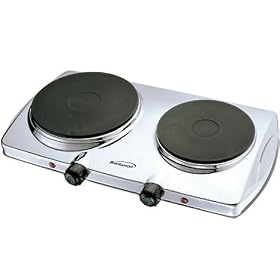 Brentwood TS-372 Electric Twin Hot Plate 