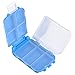 Travel Pill Organizer, Portable Pill Case, Weekly Pill Box Dispenser to Hold Vitamins, Cod Liver Oil, Supplements and Medication