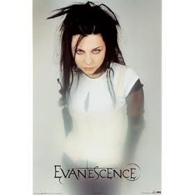 Evanescence (Amy Lee in White) Music Poster Print - 24" X 36"