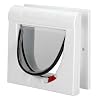 Staywell Katzent�r Staywell 932, wei� mit Halsbandmagnet